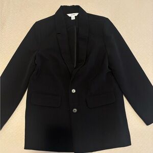 Oversized Black Blazer style